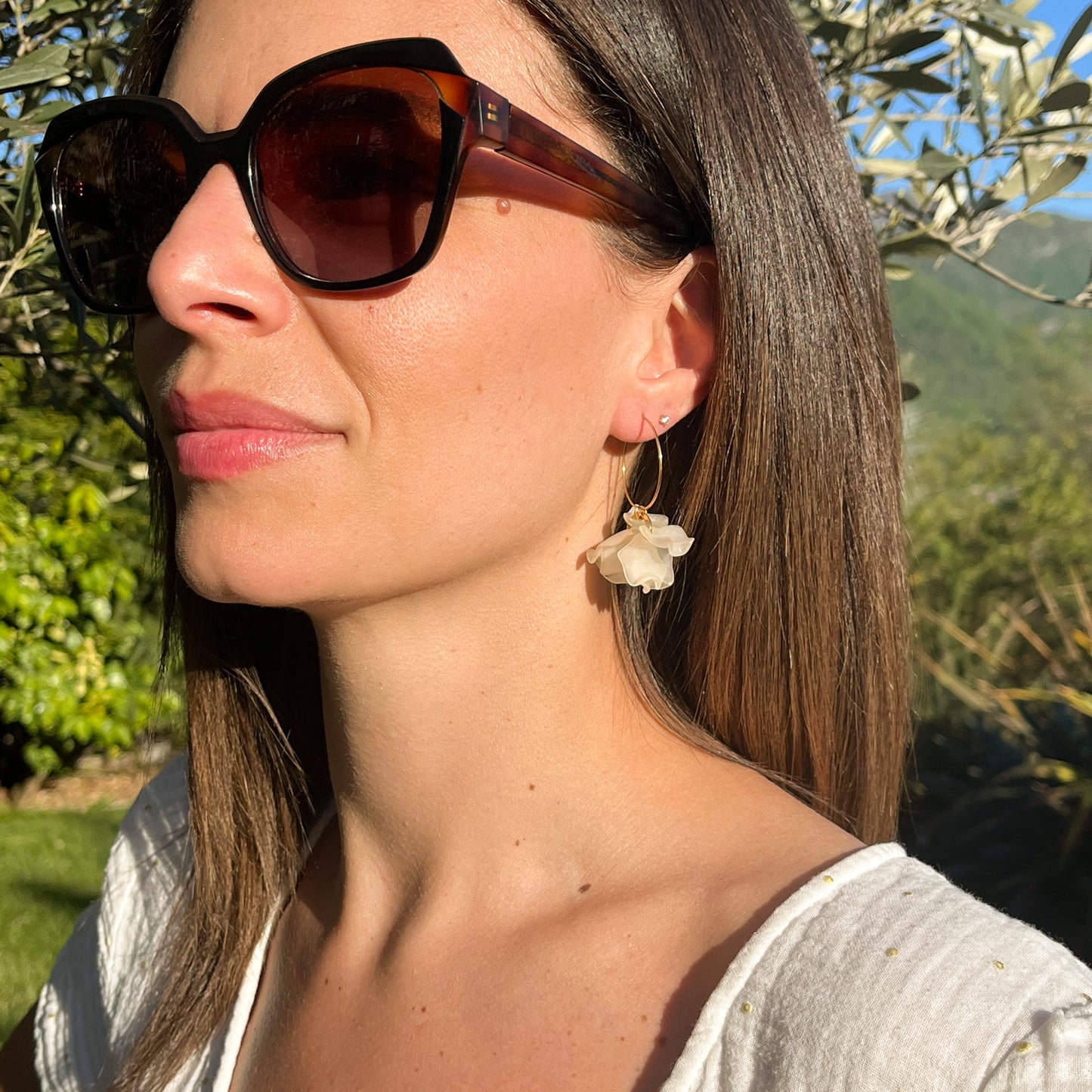 Boucles d’oreilles Fleura