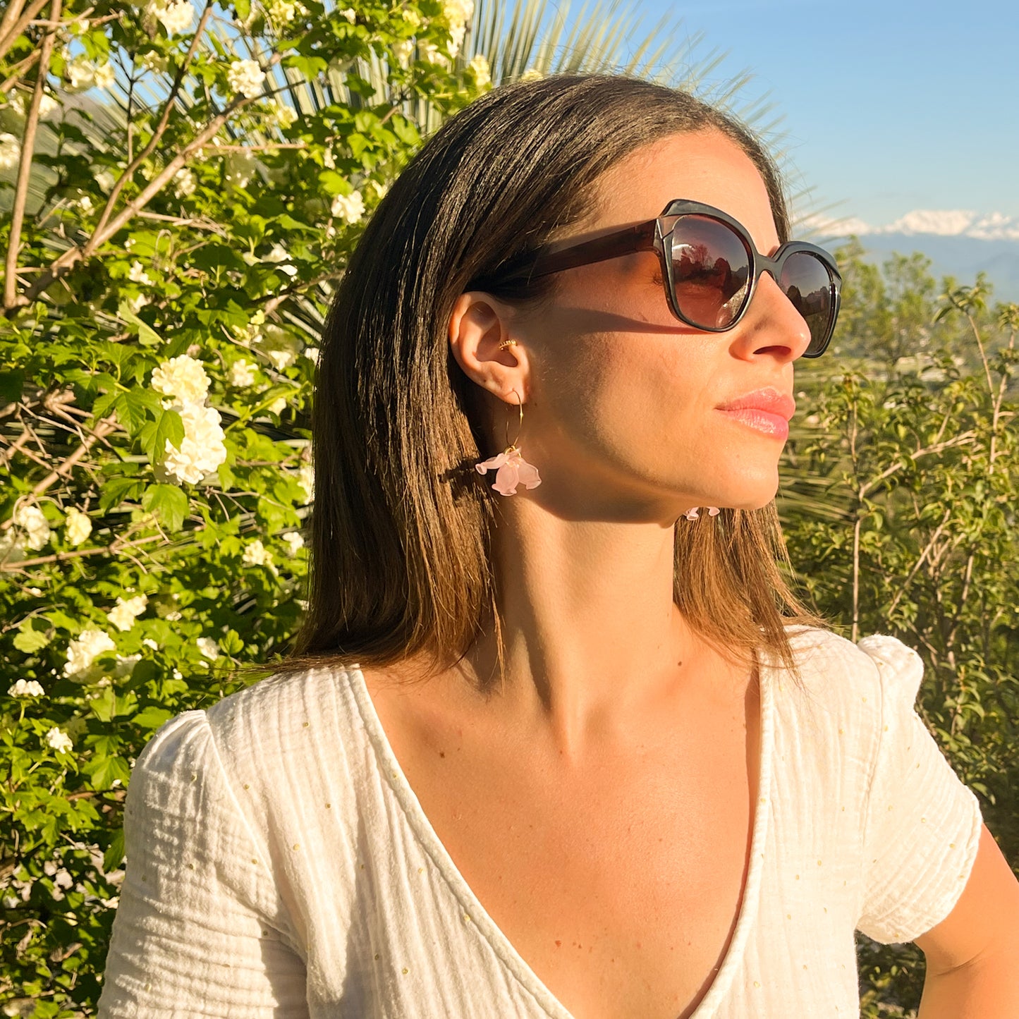 Boucles d’oreilles Fleura