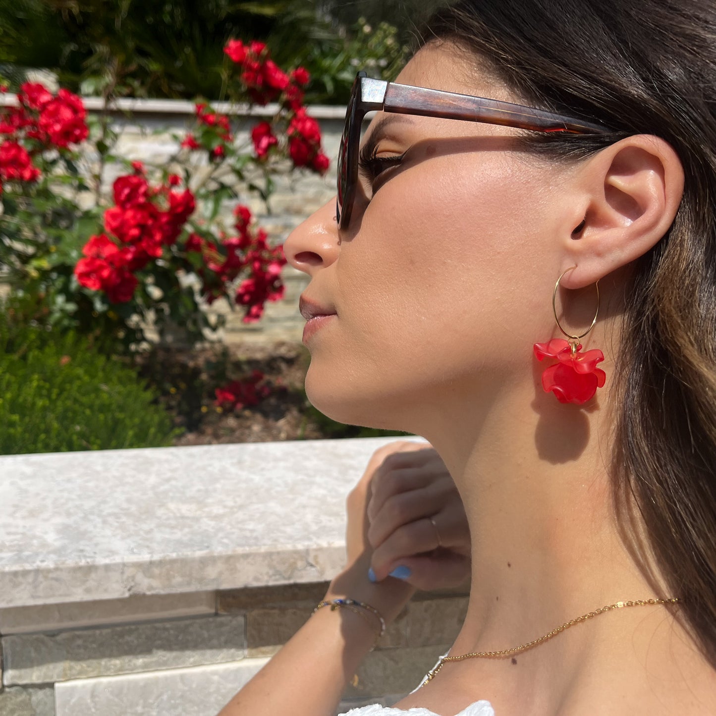 Boucles d’oreilles Fleura